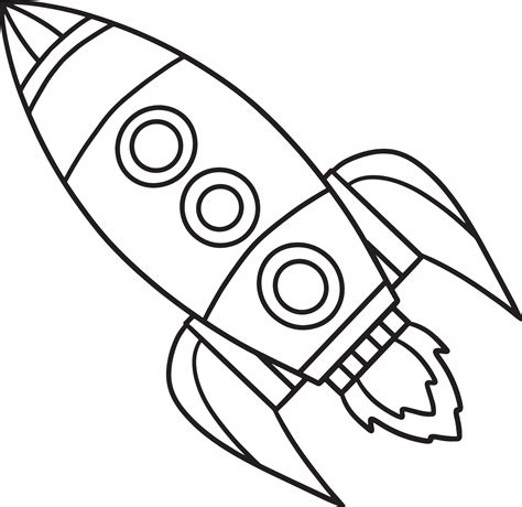 Rocket Ship Clip Art Black And White at Caitlin Grimmett blog