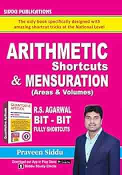 Arithmetic Shortcuts and Mensuration Book ( RS Aggarwal Bit - Bit Fully ...
