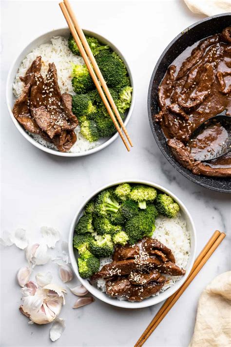 Beef with Garlic Sauce - Food Faith Fitness