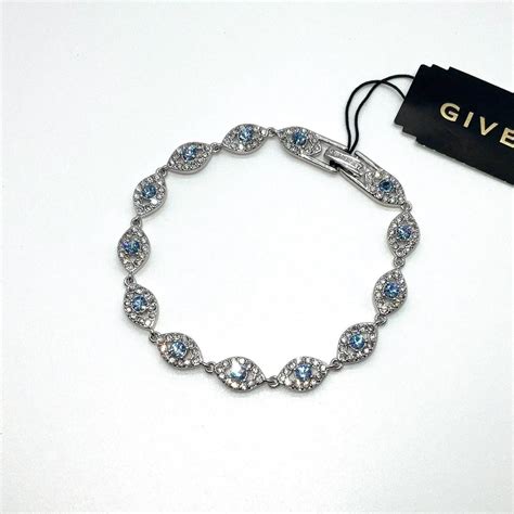 Givenchy Crystal Flex Bracelet Blue Brand New w/... | Depop