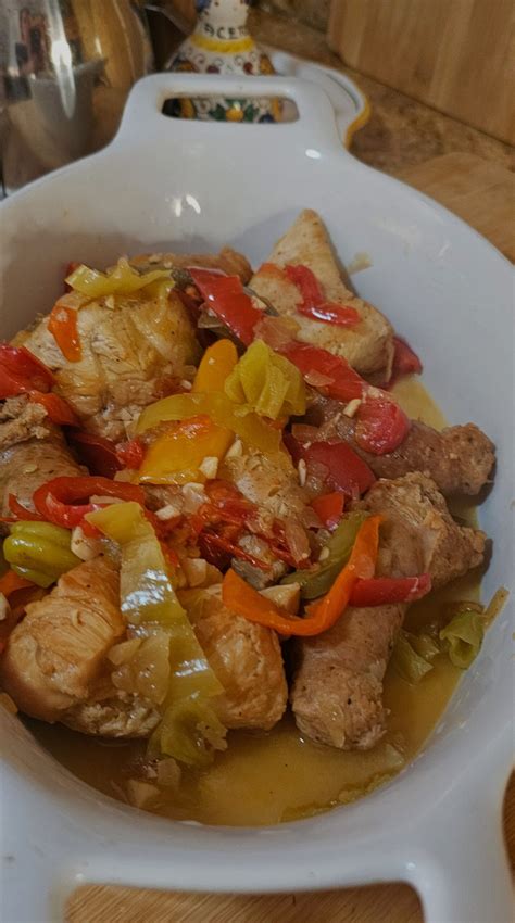 Italian Chicken sausage scarpariello - Loriana Shea Cooks