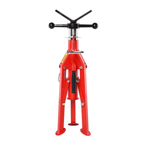 Vevor Heavy Duty Pipe Stand Adjustable Folding Pipe Jack Stand ...