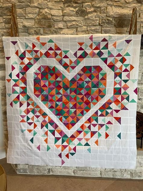 Image result for Exploding Heart Quilt Tutorial
