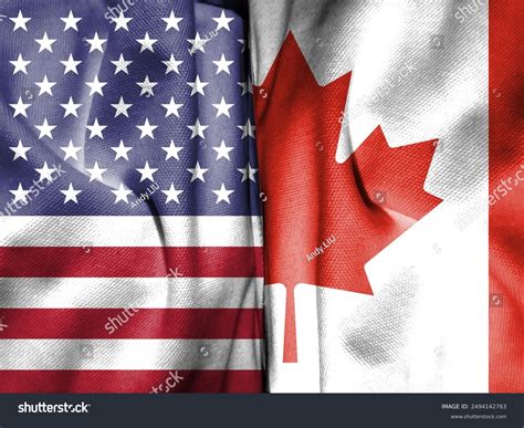 Us And Canada Flag