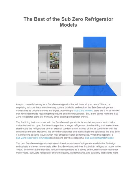 Image result for Sub-Zero Refrigerator Models