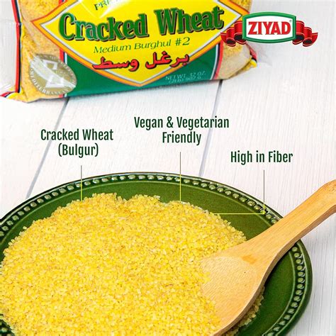 Ziyad Cracked Wheat Bulgur – Fiber-Rich Whole India | Ubuy