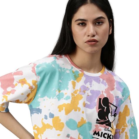 Buy Veirdo® Original Disney Mickey Printed Pure Cotton Oversize Loose ...