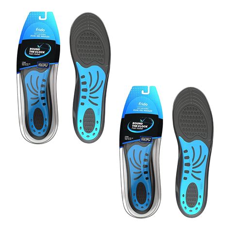 Buy Frido Dual Gel Heavy Duty Trimmable Insoles, For Loose Shoes or ...