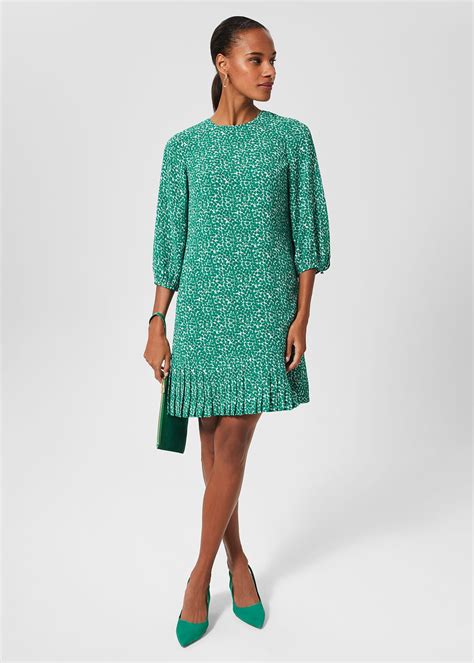 Liana Spot A Line Dress | Hobbs UK