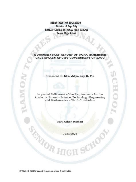 Image result for Work Immersion Project Proposal Sample