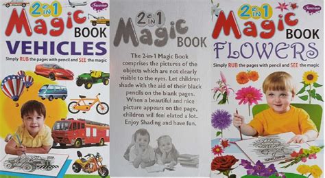 Buy 2 In 1 Magic Book Vehicles Simply RUB the pages with pencil SEE the ...