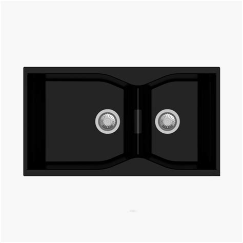 Carysil Granite Quartz Kitchen Sink - Double Bowl Largo 3620 36" x 20 ...