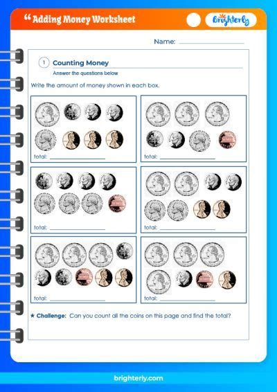 Adding Money Worksheets 的图像结果