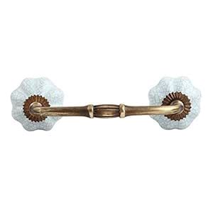 Indian-Shelf 1 Pack Blue Decorative Drawer Pulls Unique Cabinet Handles ...