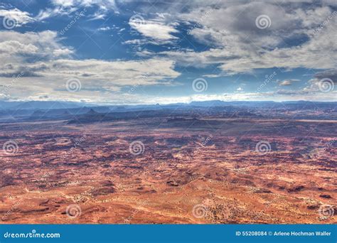 Utah-Needles Overlook-view of Canyonlands National Park Stock Photo ...