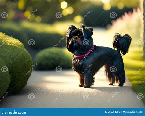 Affenpinscher Monkey Terrier Dog, Generative AI Illustration Stock ...