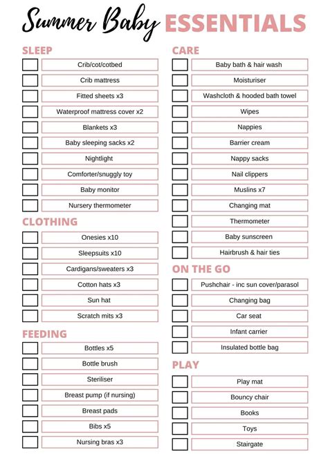 Summer Newborn Baby Essentials You Will Actually Use - The Mummy Bubble