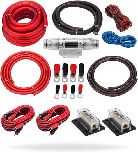 Buy InstallGear Dual 10 Gauge Amp Kit Amplifier Installation Wiring ...