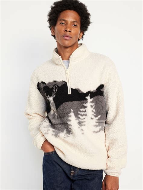 Half zip pullover sherpa online