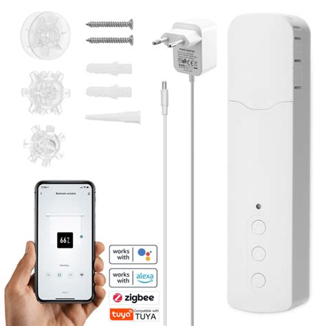 Мотор для раздвижных штор, Электрокарниз раздвижной, Tuya ZigBee ...