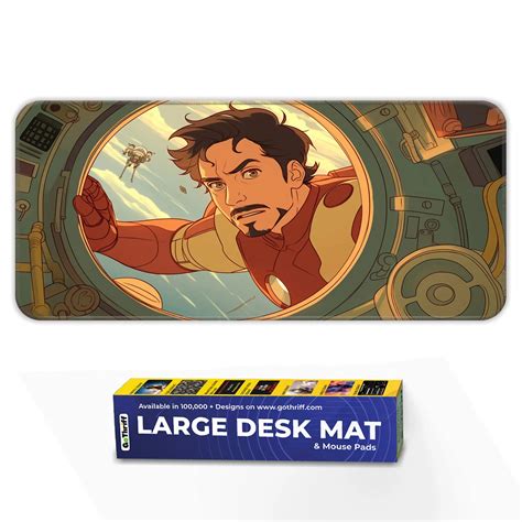 Iron Man Space Vision – Tony Stark Window Deskmat – Gothriff