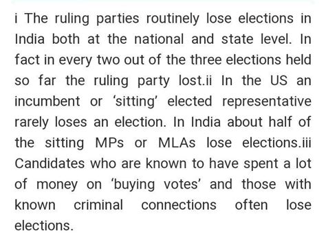 How can you say that the outcome of elections is a final test of free ...