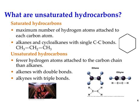 Unsaturated Vs Saturated Hydrocarbon