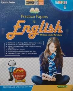 Evergreen Practice Paper In English Class 6 CBSE: Buy Evergreen ...