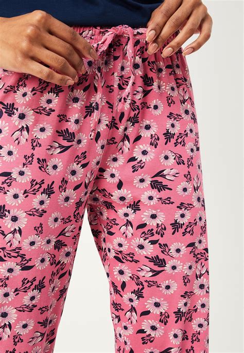 Buy Women Printed T-shirt with Elasticated Pyjamas Online at just Rs ...