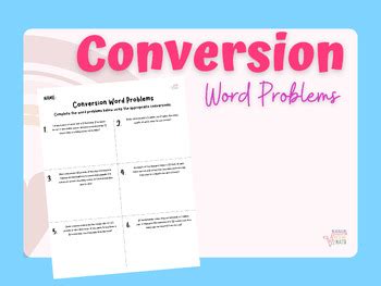 Simple Conversion Word Problems 的图像结果