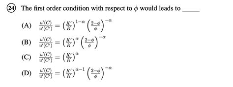 First Order Condition Explanation 的图像结果