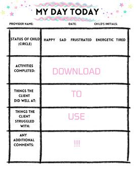Image result for Session Note RBT Form