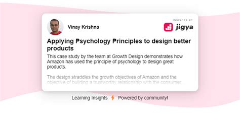 Applying Psychology Principles to design better products
