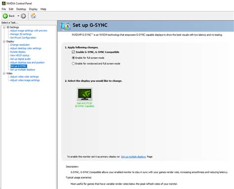 Alienware G-Sync 的图像结果