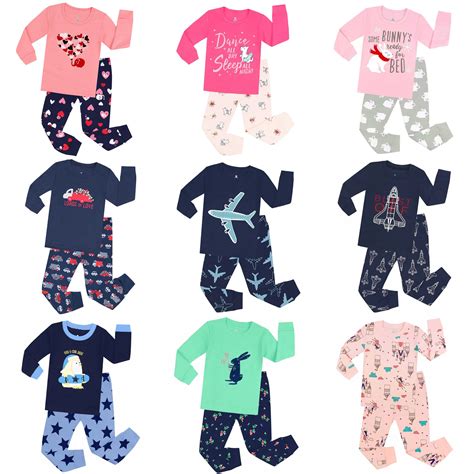 Full Sleeve 100 Cotton Boys Pajamas Children's Sleepwear Baby Nightwear ...
