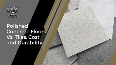 Large Polished Concrete Floor Tiles