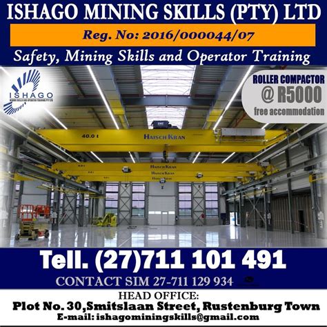 Overhead crane training center in rustenburg / lesotho, Rustenburg ...