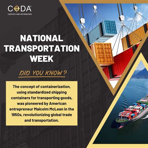 CODA Logistics and Distribution on LinkedIn: #nationaltransportationweek