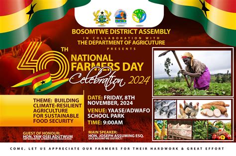40TH NATIONAL FARMERS’ DAY CELEBRATION | Bosomtwe District Assembly