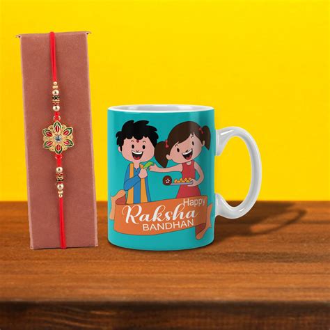Happy Rakshabandhan Rakhi Mug Set – Weave & Decor