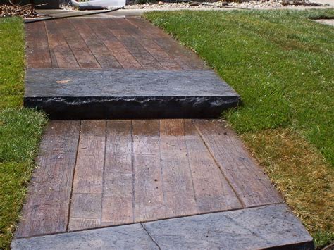 How To Do Wood Plank Stamped Concrete - My Stamp Only