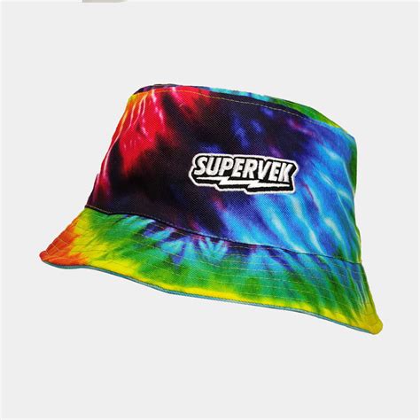 Tie Dye Bucket Hat by Supervek | Reversible | Streetwear | Men & Women