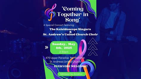 Concert featuring the Kaleidoscope Singers and St. Andrews United ...