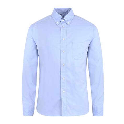 Buy Men Blue Solid Long Sleeve Casual Shirts Online - 451641 | The ...