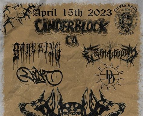 The Gallows Venue Launch Feat: Cinderblock // Bare King // Eternal ...