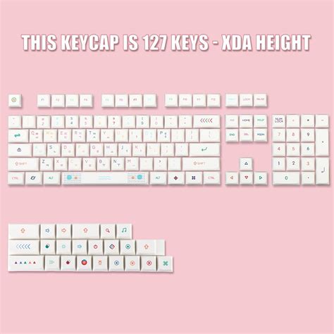 YIMAGUJRX PBT Keycaps 127 Keys Neon Light Hangul India | Ubuy