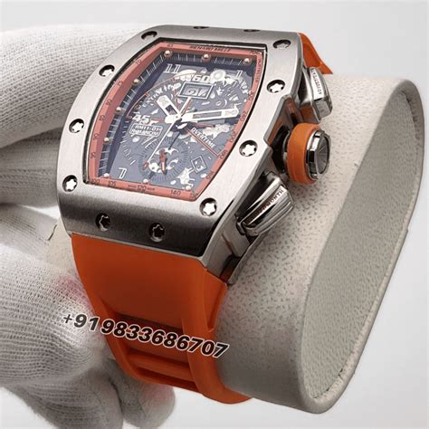Richard Mille RM 11-01 Roberto Mancini Flyback Chronograph Orange ...