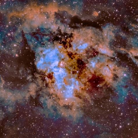 NGC 3603 - SHO _ Pro Data Set | Telescope Live