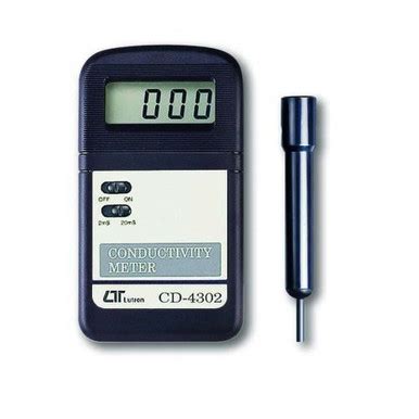 Electronic Conductivity Meter LUTRON CD-4302 Range 0-1.999ms, 2-19.99ms ...