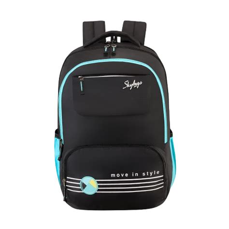 Skybags Bussin 03 School Backpack, Black